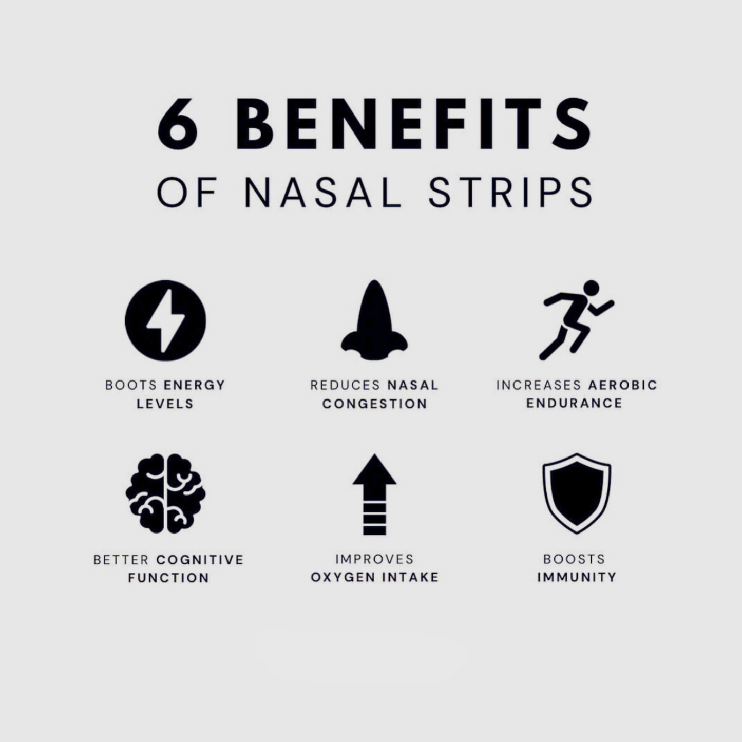 Nose Strips - Enhanced Breathing | 30 Pack